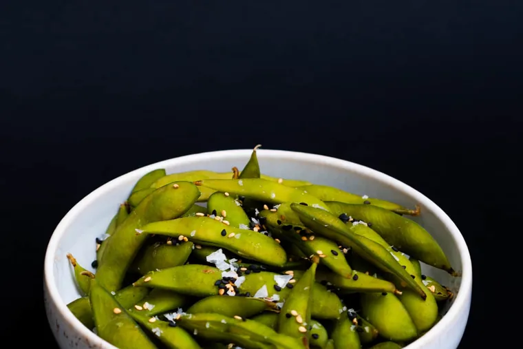 Edamame al vapor