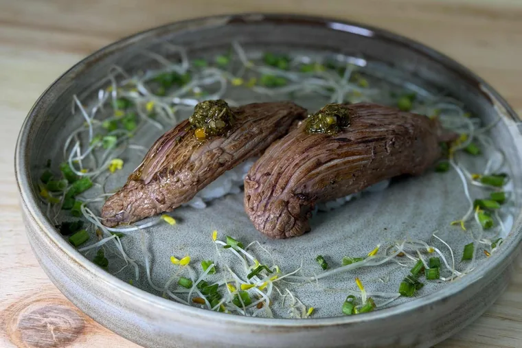 Solomillo de ternera flambeado con un toque de chimichurri